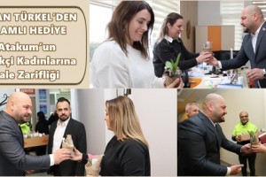Özel Öğrencilerin Laleleri Kadın Personele 8 Mart Hediyesi Oldu